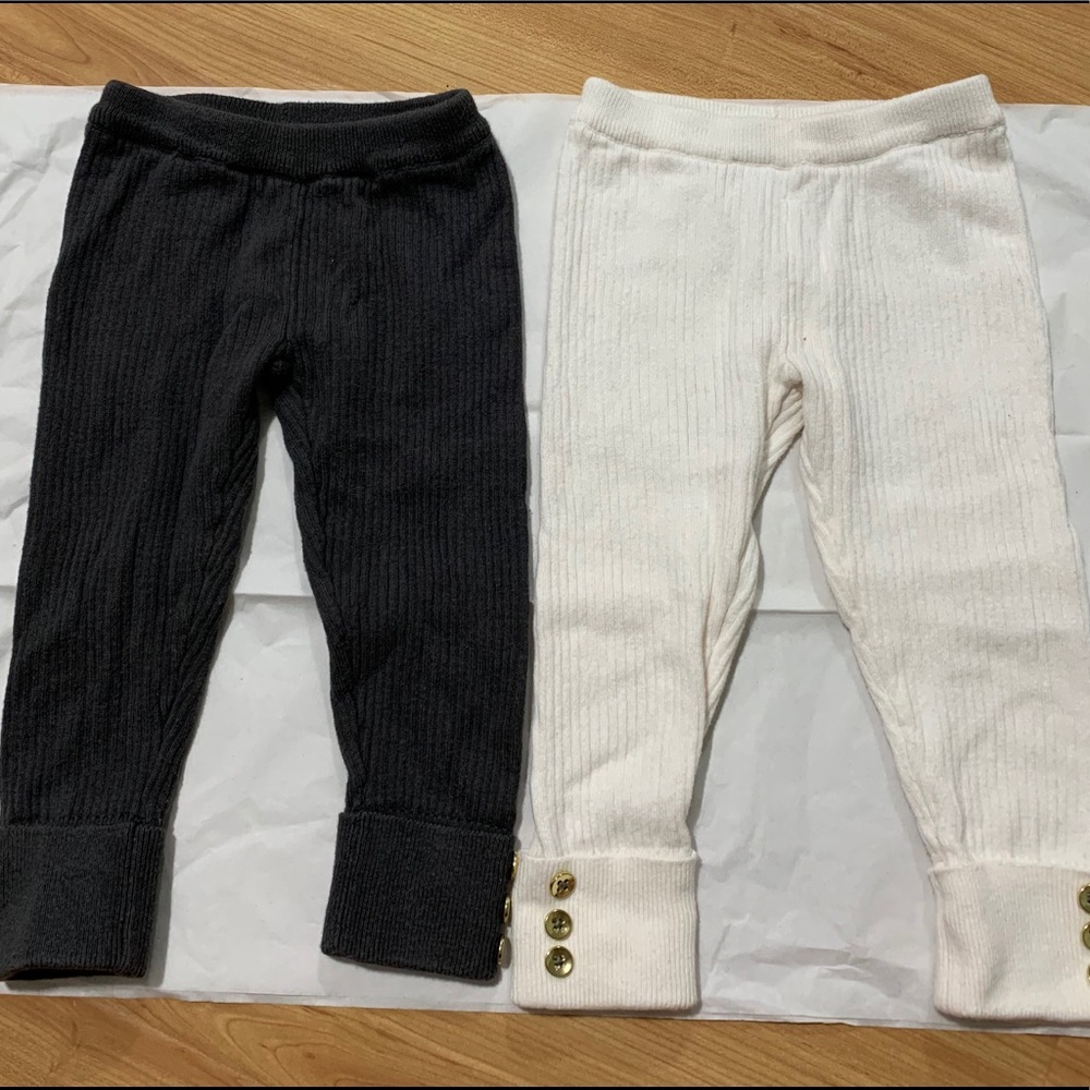 ❌SOLD❌ knitted leggings w/ button detail